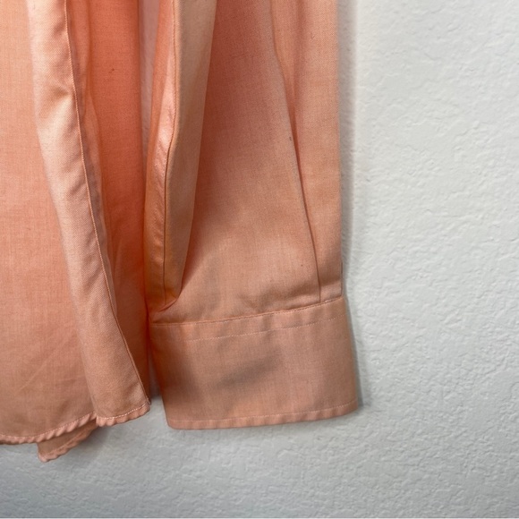 Lauren Ralph Lauren Orange Button Down Non Iron Dress Shirt - Picture 2 of 7
